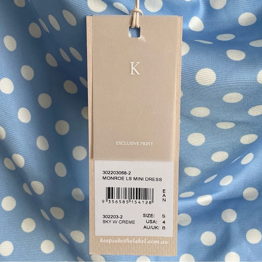 Keepsake The Label Blue Dress Size 8 BNWT - Picture 3 of 8